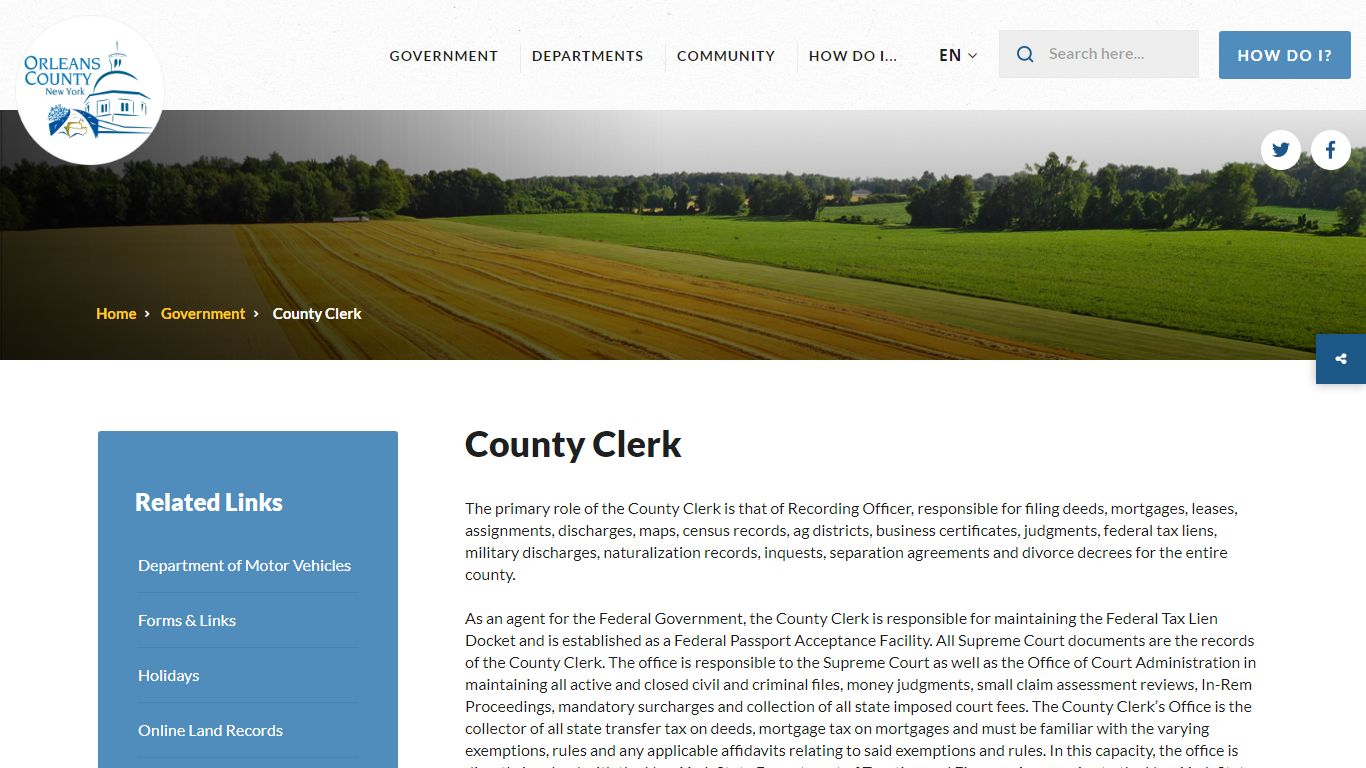 Orleans County, NY